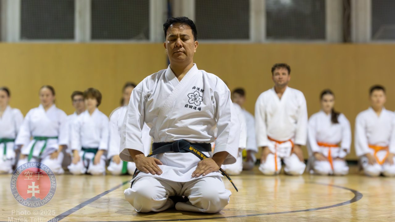 Karate seminár s renshi Shinichiro Maeda