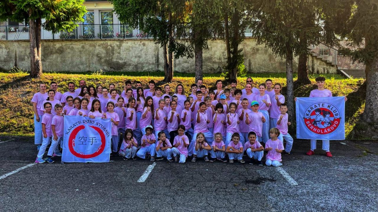 Letné sústredenie ŠK Karate Dojo Stupava a KK Bernolákovo