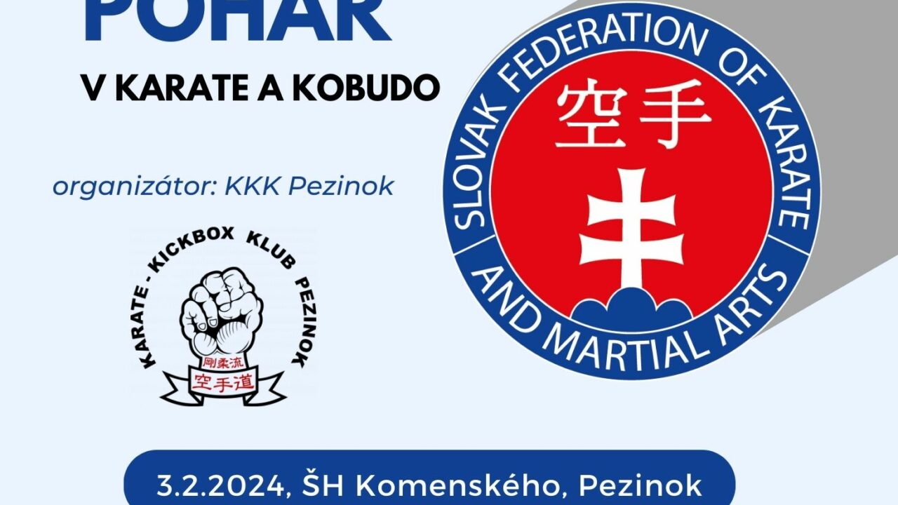 Slovenský pohár v karate a kobudo – 1. kolo 3.2.2024, Pezinok