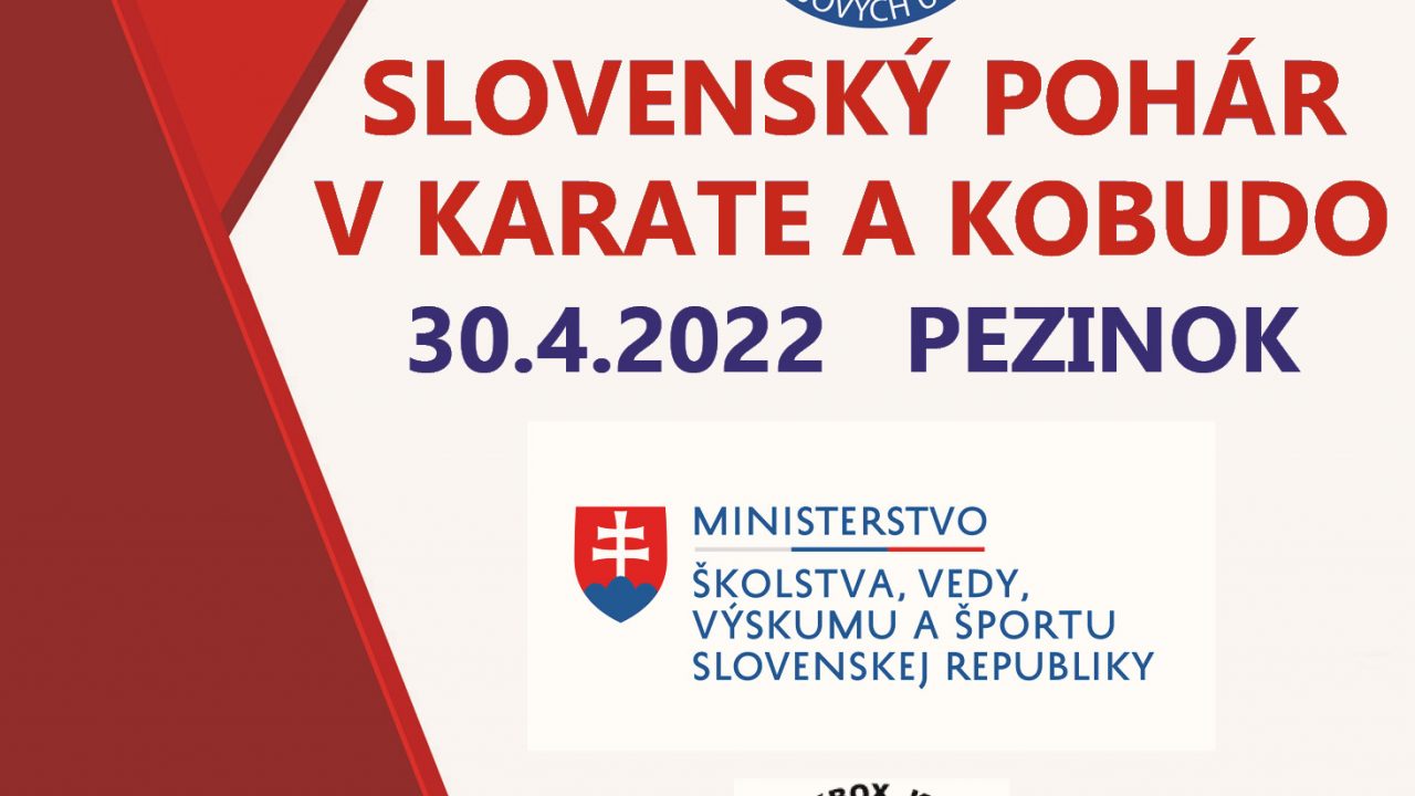 Výsledky – Slovenský pohár v karate a kobudo, 30.4.2022