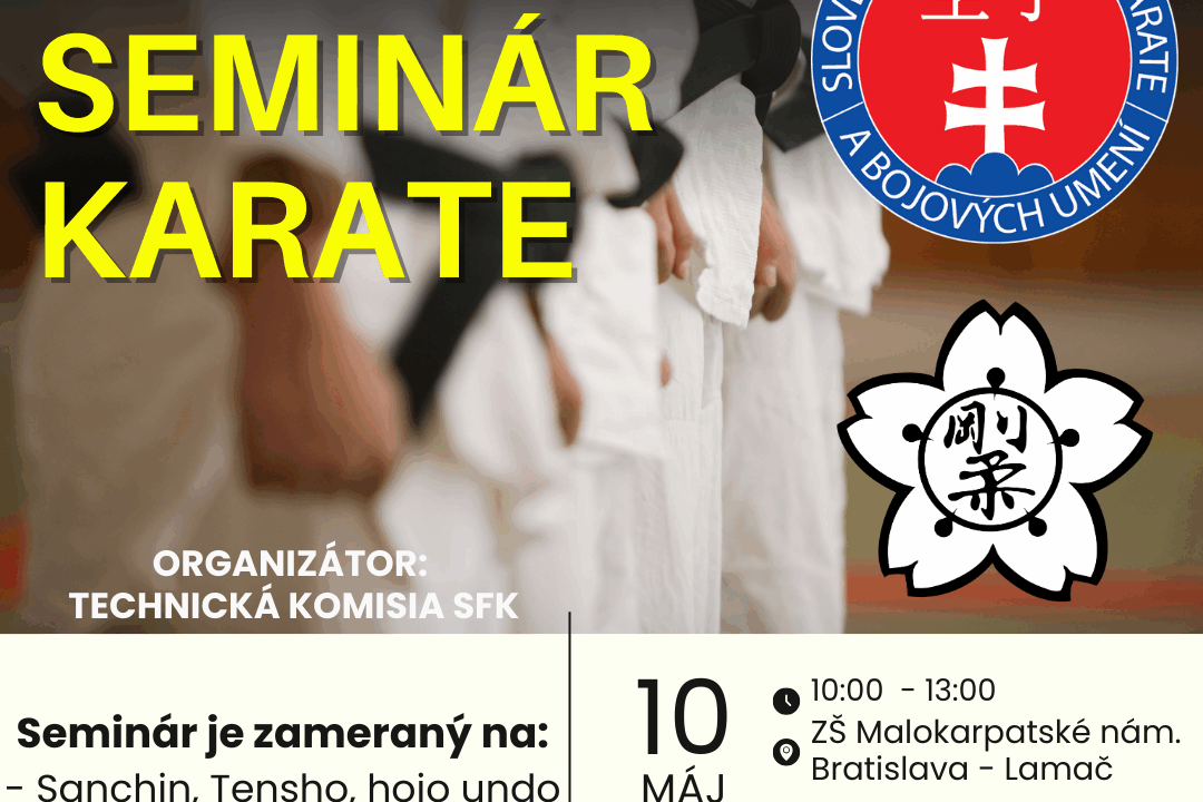 Odborný seminár karate – 10.5.2025