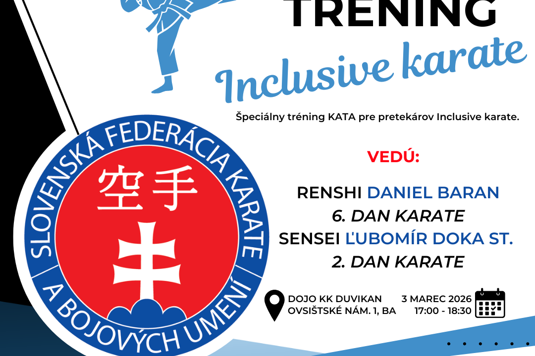 Otvorený tréning INCLUSIVE KARATE