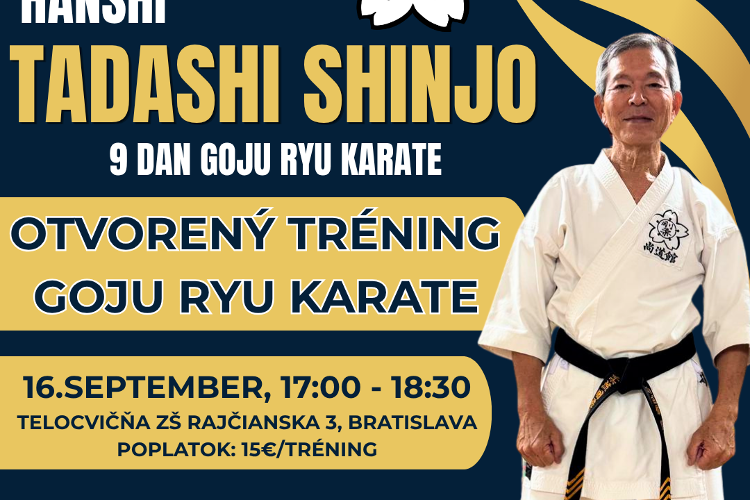 OTVORENÝ TRÉNING | HANSHI TADASHI SHINJO (9. DAN)
